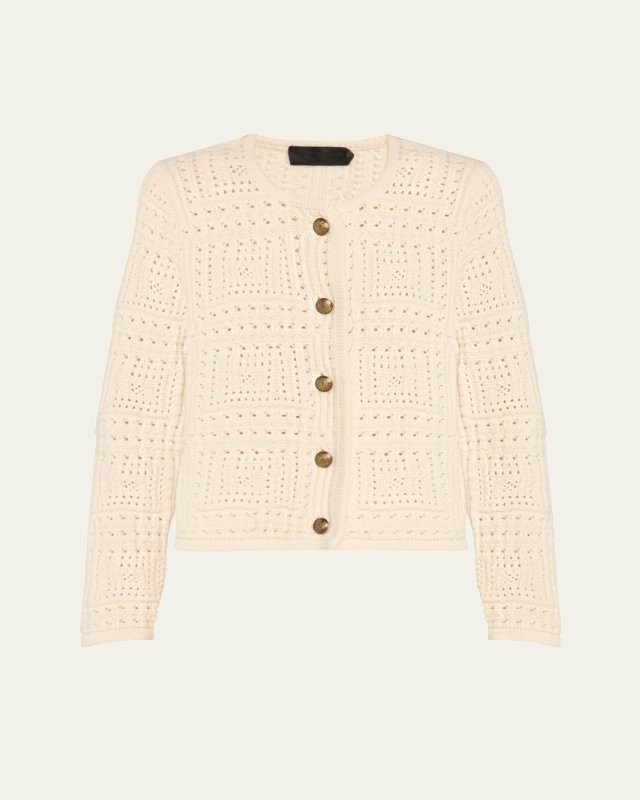Harry Open Knit Cashmere Sweater Jacket
